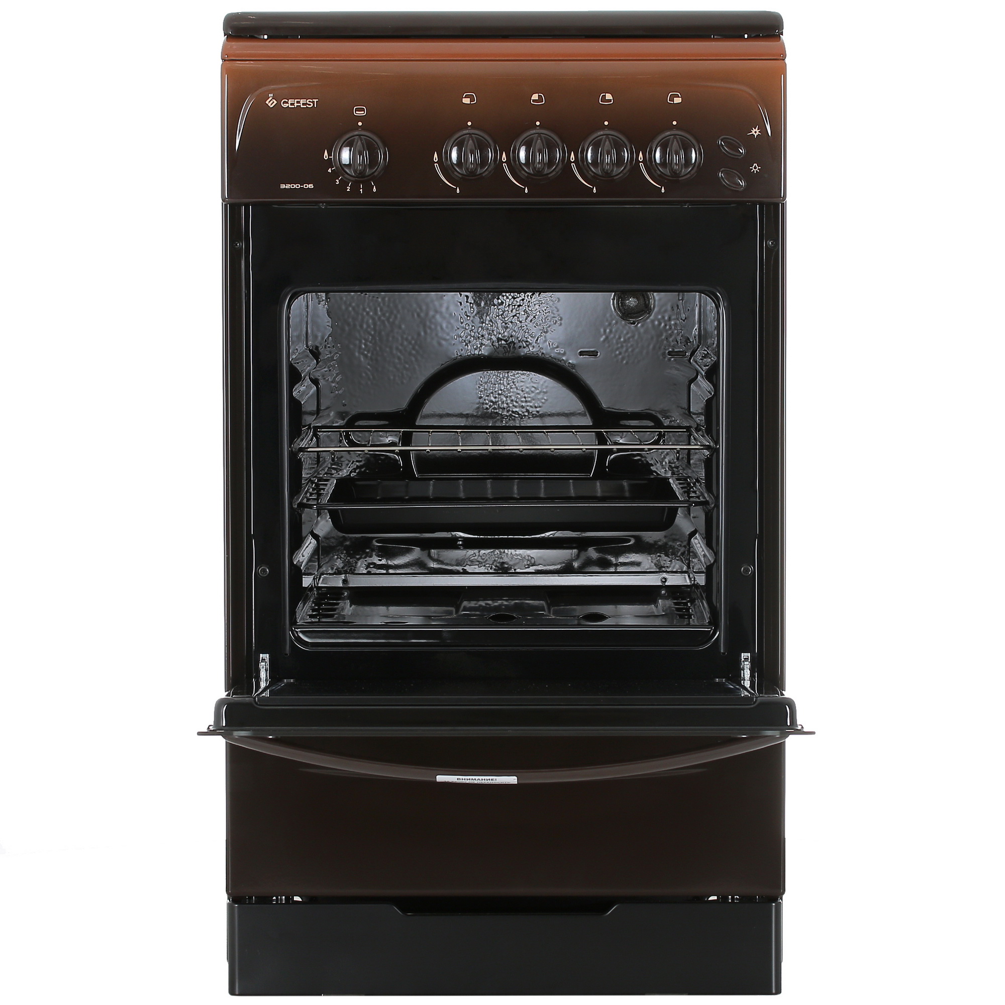 0174739 Газовая плита Gefest 3200-06 К19 коричневый STDN-0092747 - Вид №7
