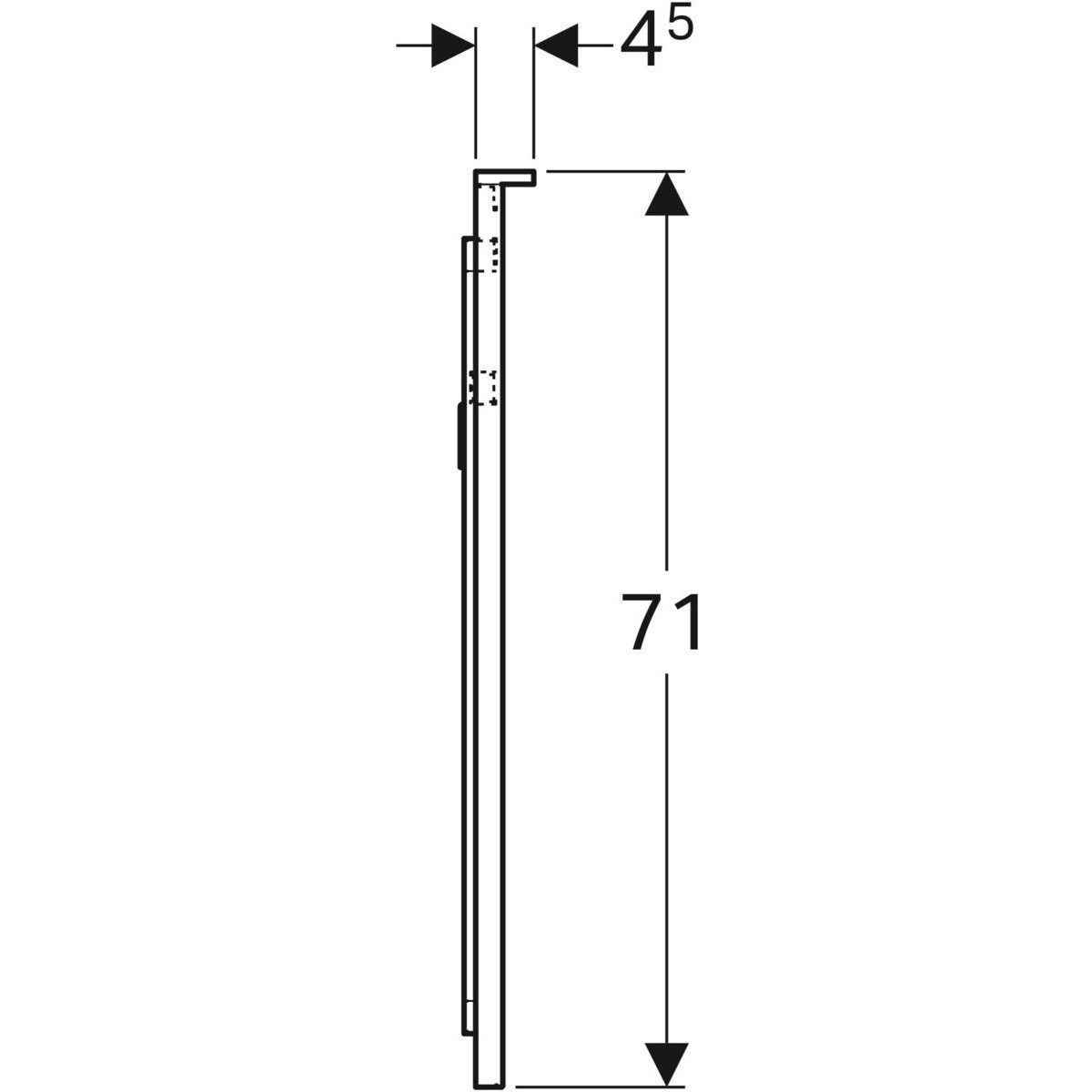 Зеркало со встроенным настенным освещением для ванной комнаты Geberit Xeno2 ARCH-00072159 - Вид №7