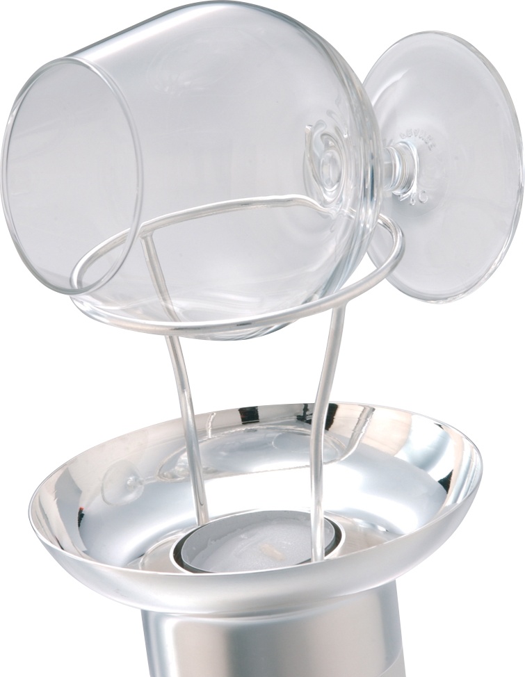 10590144 Arthur Price Набор для подогрева бренди Arthur Price "Эгоист" 16см (посеребрение), п/к Посеребрение 