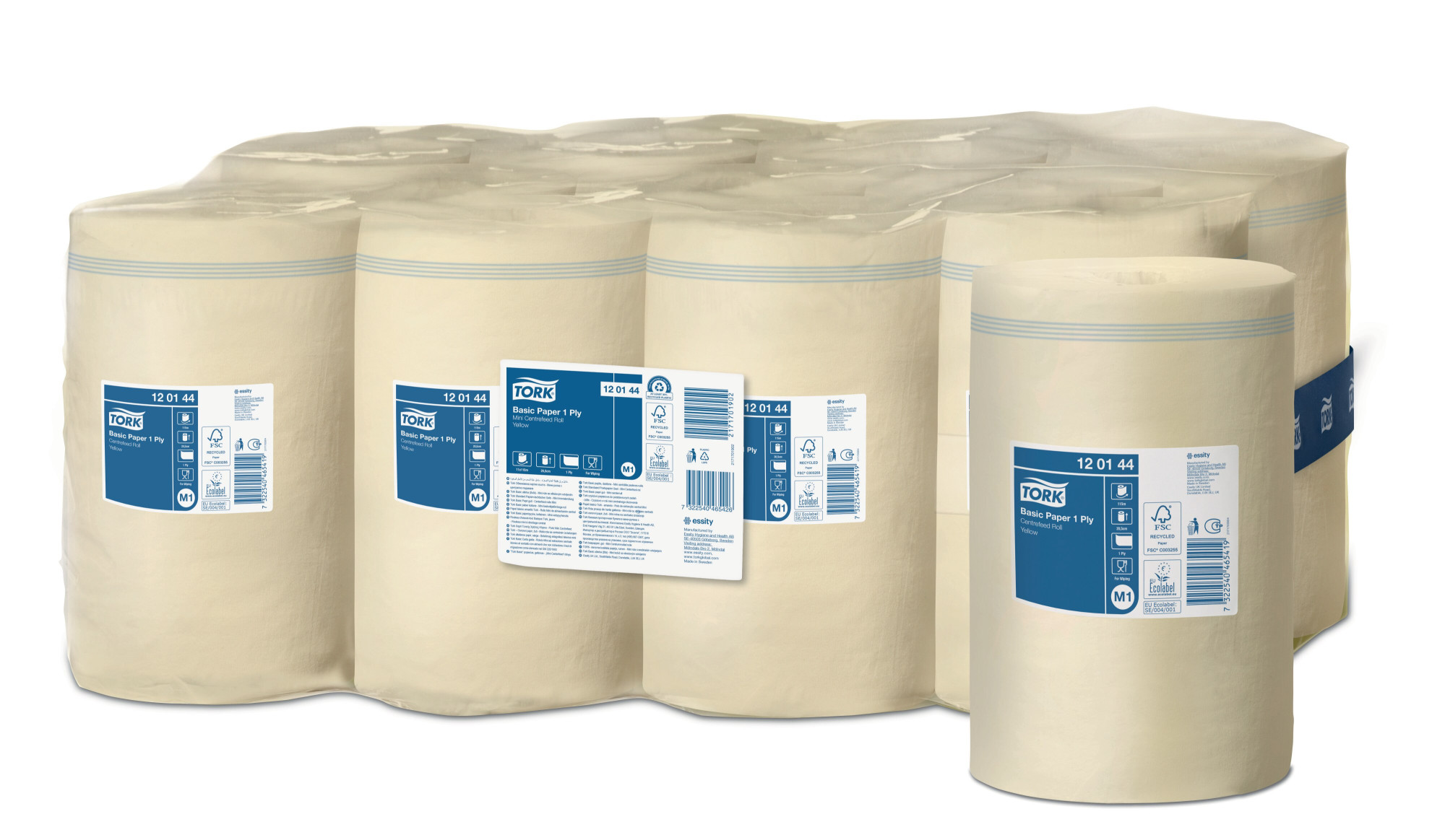 12014438 Бумажная салфетка для основных задач, 1-слойная Tork 