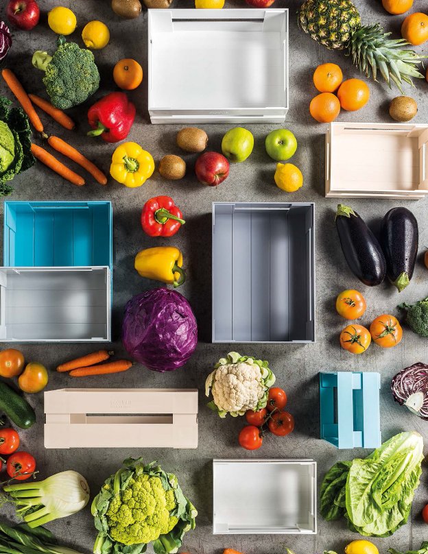 Ящики бежевые 2 штуки Tidy & Store GUZZINI  00-3871109 Бежевый  - Вид №4