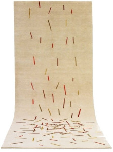 Прямоугольный ковер ручной работы