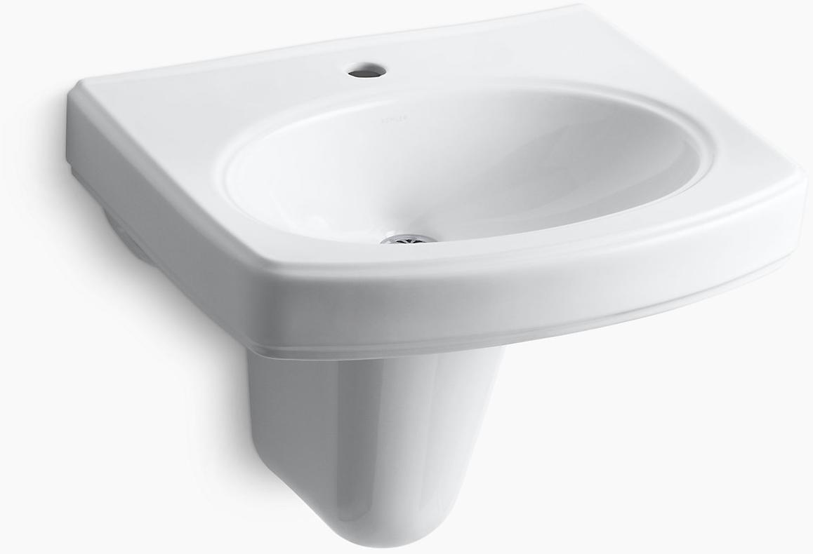 K-2035-1-0 Подвесная раковина настенная прямоугольная Kohler  белая 