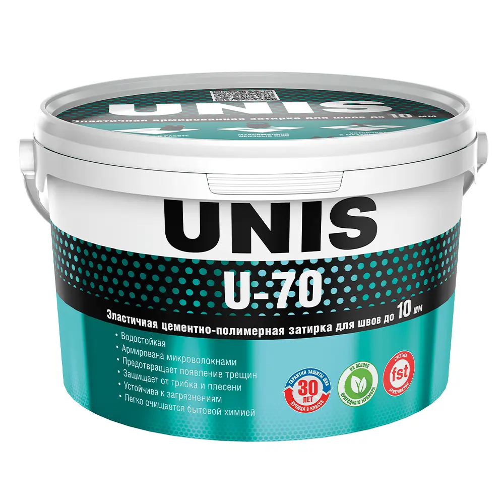 Затирка цементно-полимерная U-70 цвет жасмин 2 кг Unis STLM-2116434 - Вид №2