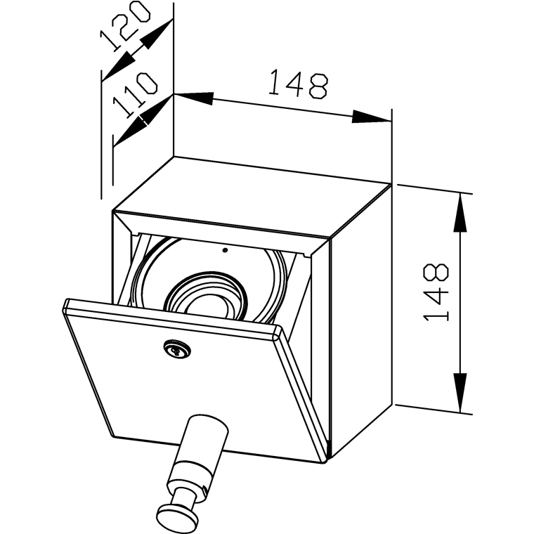 731599 Дозатор жидкого мыла WP105 WAGNER_EWAR A-LINE Wagner Ewar  - Вид №1