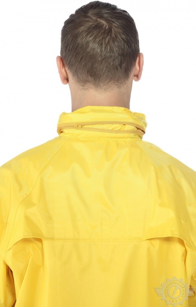 5041809 Плащ Альбатрос влагозащитный ЛАЙТ М желтый  Непромокаемая спецодежда  размер XL  - Вид №8