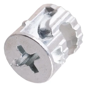 Эксцентрик 12 мм сталь цвет серебро 4 шт.