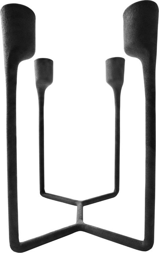 330300 Подсвечник с четырьмя лучами Black Normann Copenhagen Heima  - Вид №1