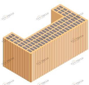 T2D Опалубка из антисейсмического несущего кирпича Muratura armata 2.0® 447