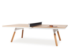 Прямоугольный стол для настольного тенниса из дуба