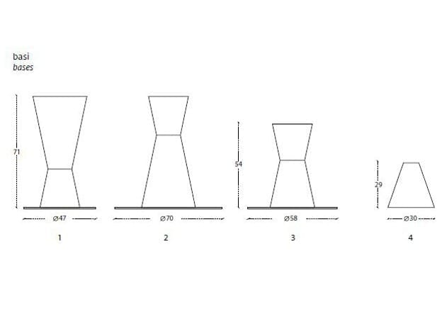 Алюминиевый прямоугольный низкий журнальный столик altreforme District ARCH-00075981 - Вид №4