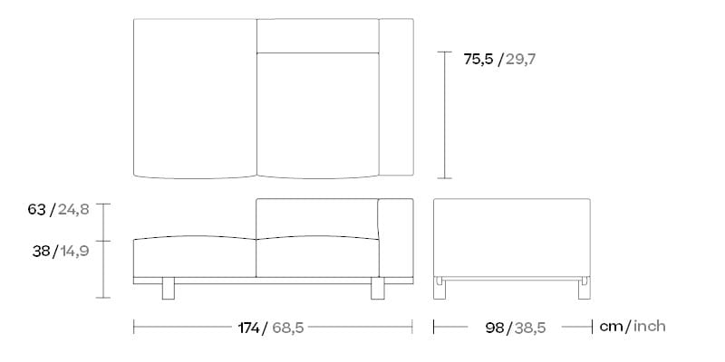 2-местный диван Kettal Molo ARCH-00121947 - Вид №9