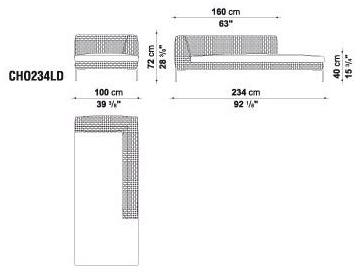 B&B Italia Outdoor Диван полипропиленовый Charles outdoor sun-id-1357109 - Вид №9