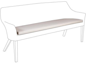 10.00.1525 Подушка на скамейку Tortuga Outdoor Sunbrella ecru 3-х местная Mbm