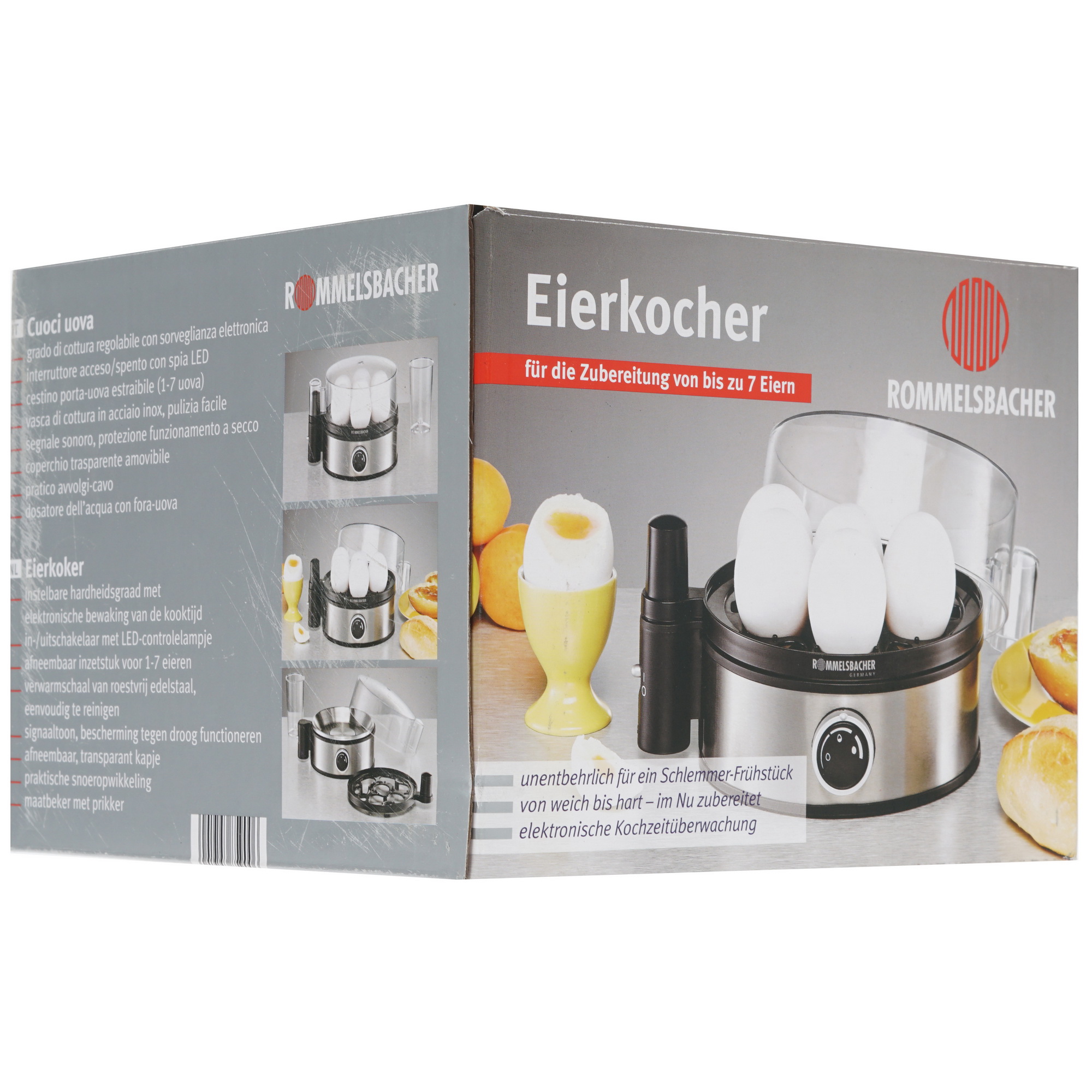 8137060 Яйцеварка Rommelsbacher ER 400 серебристый STDN-0038538 - Вид №8