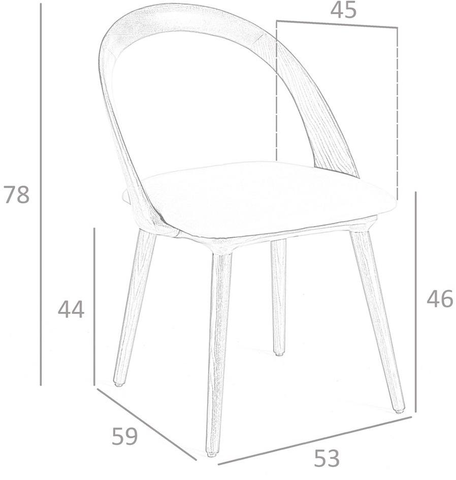 Angel Cerdá Деревянный стул со встроенной подушкой New chair 4063 ch1512 Angel Cerda - Вид №7