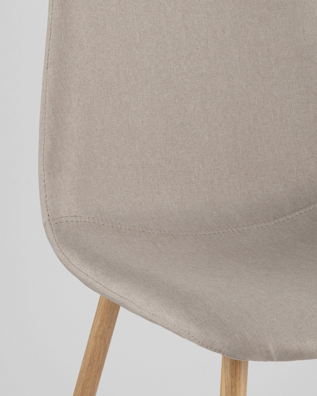 Стул со спинкой светло-серый из рогожки "Валенсия" STOOL GROUP ДИЗАЙНЕРСКИЕ, ИНТЕРЬЕРНЫЕ 00-3946143 Серый  - Вид №6