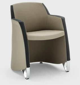 Viganò Кожаное кресло с подлокотниками Miss grace
