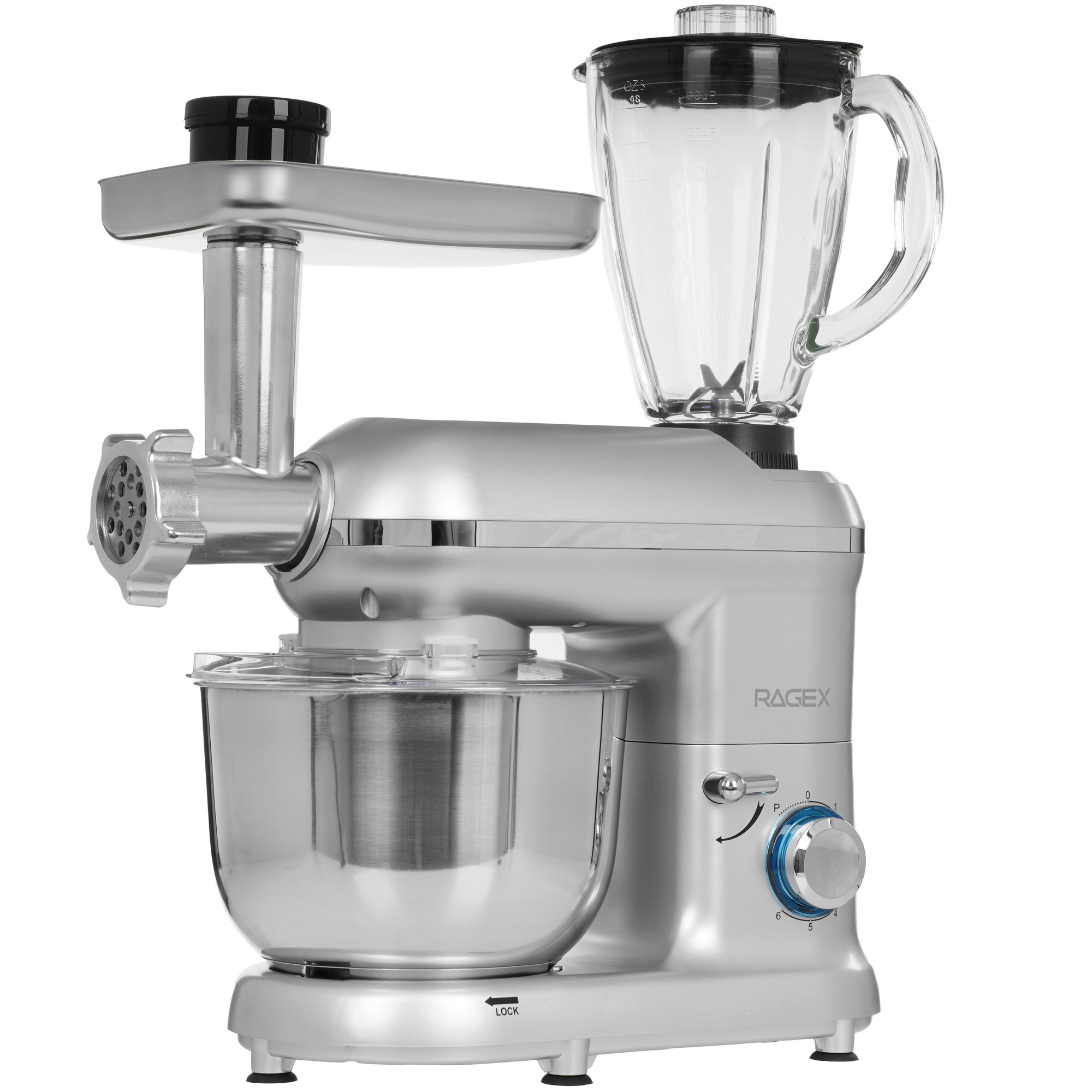 9269196 Кухонная машина RAGEX R101-900 серый STDN-0009851 - Вид №1