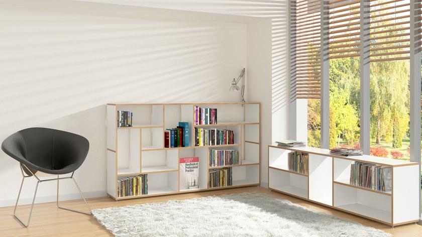 Tojo Möbel Модульный открытый книжный шкаф из МДФ sun-id-1423721 - Вид №6