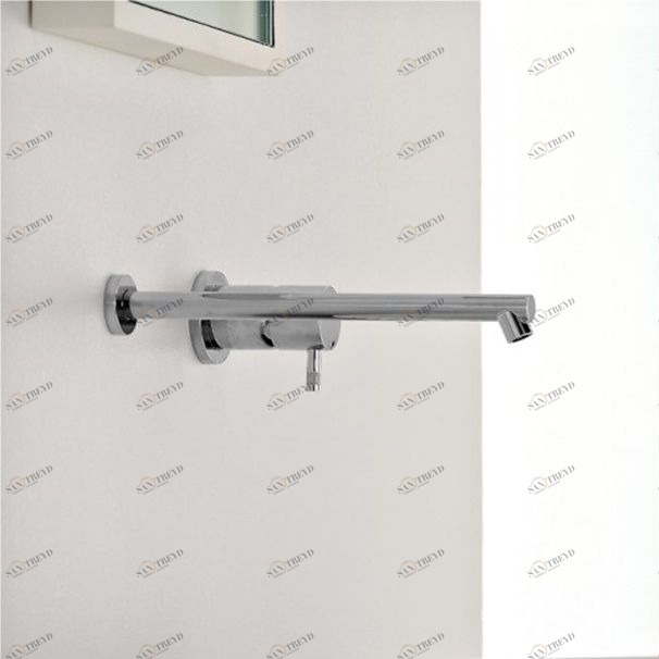 Toscoquattro Смеситель для раковины настенный Rubinetteria нерж.сталь 08RD05IS