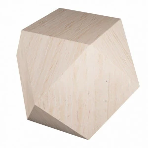 Тумбочка дизайнерская беленый дуб "Многогранник" от Odingeniy ODINGENIY  178332 Бежевый;дуб сонома