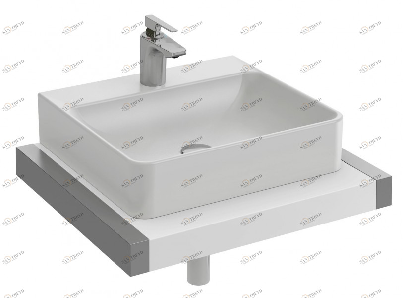 EB61-0800-N07 Столешница с отверстием для раковин vox еve112 (50 см) или evd112 (60 см) Jacobdelafon PARALLEL Santreyd