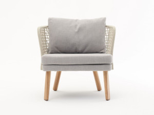 Синтетическое волокно садовое кресло с подлокотниками