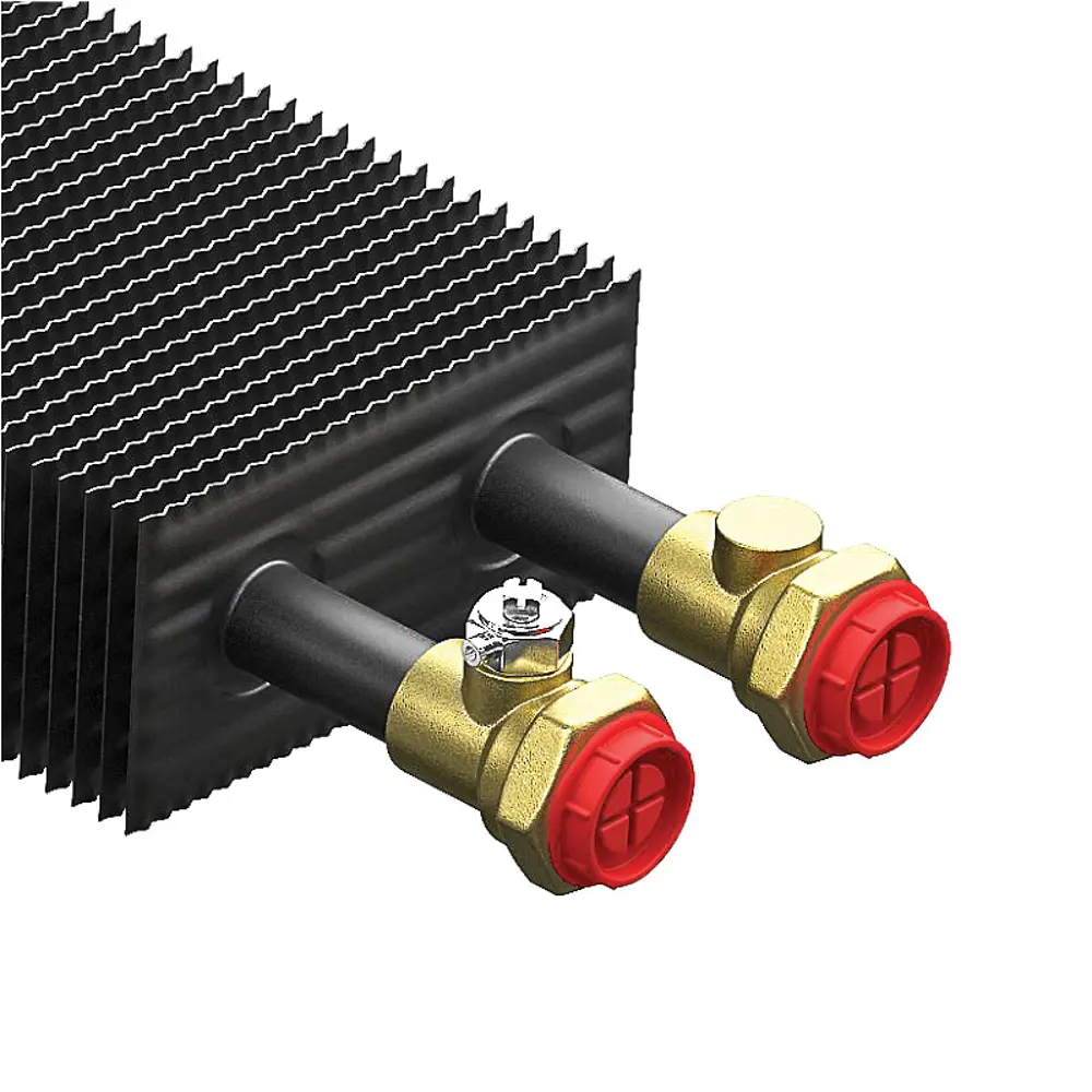 Внутрипольный конвектор Royal Thermo Atrium 1200x250x90 мм боковое подключение 1 теплообменник с решеткой STLM-2002033 - Вид №4