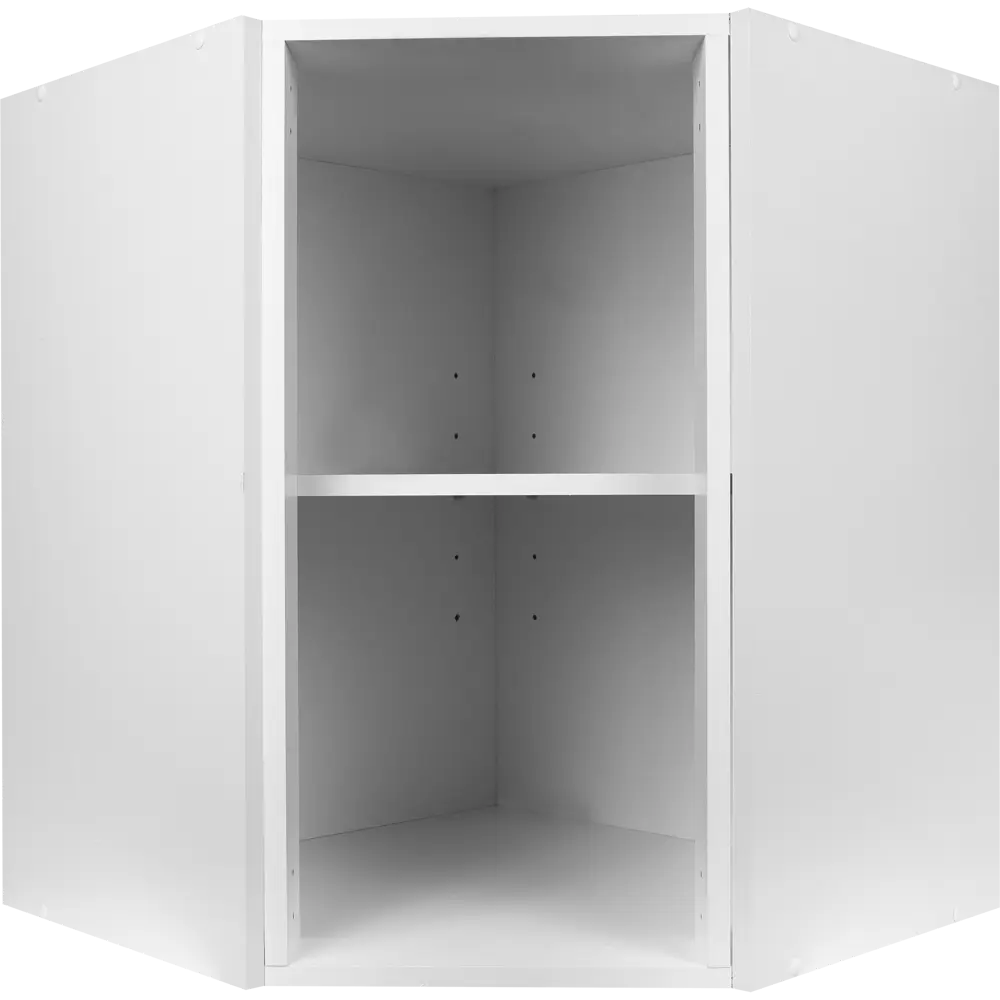 Каркас навесной угловой 60x70x60 см, ЛДСП, цвет белый DELINIA STLM-2207909 - Вид №1