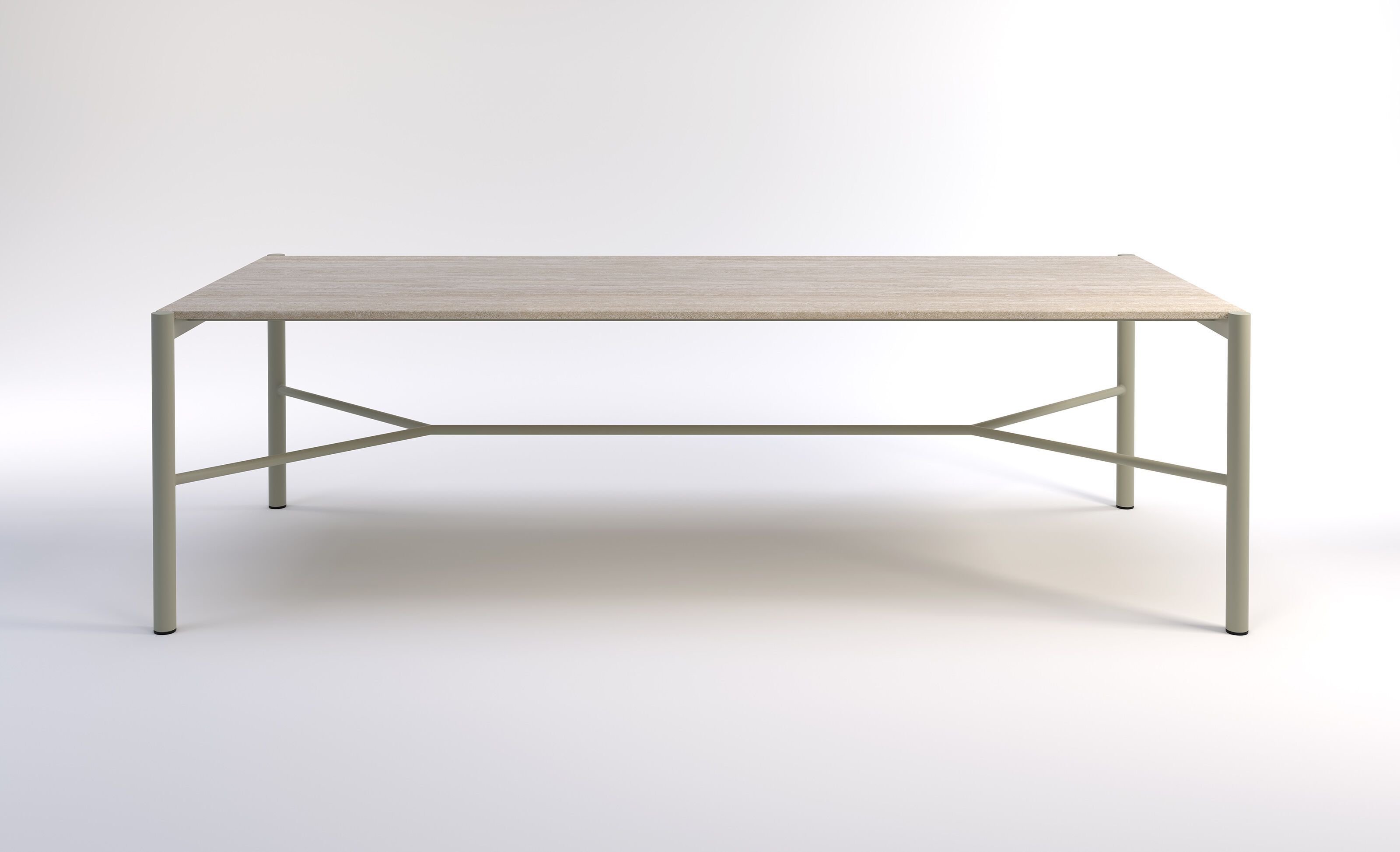 Прямоугольный каменный обеденный стол Phase Design Fryman ARCH-00104383 - Вид №1