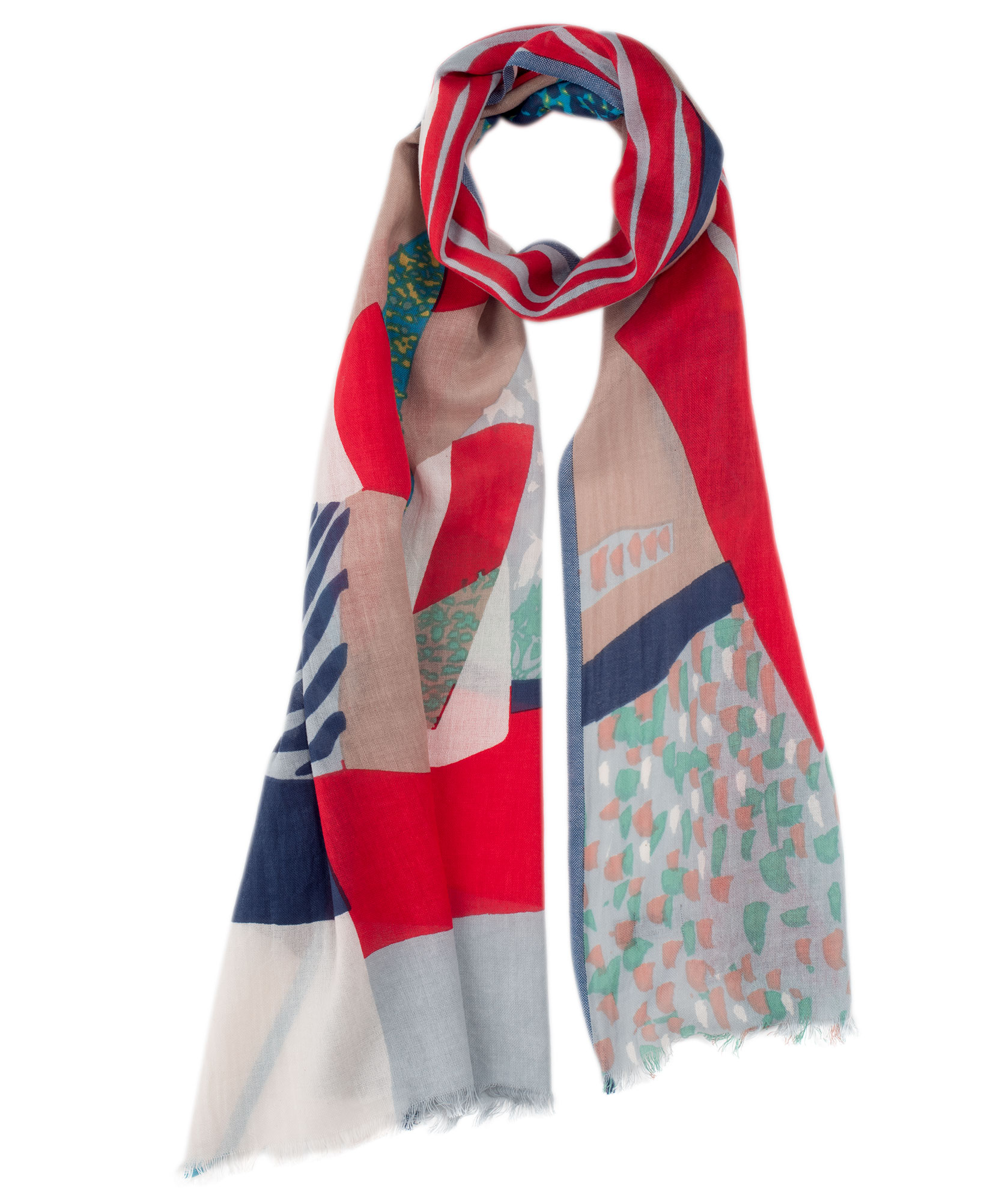 SALSA_R Шаль 50/180 хлопок 100% PETRUSSE Santreyd 