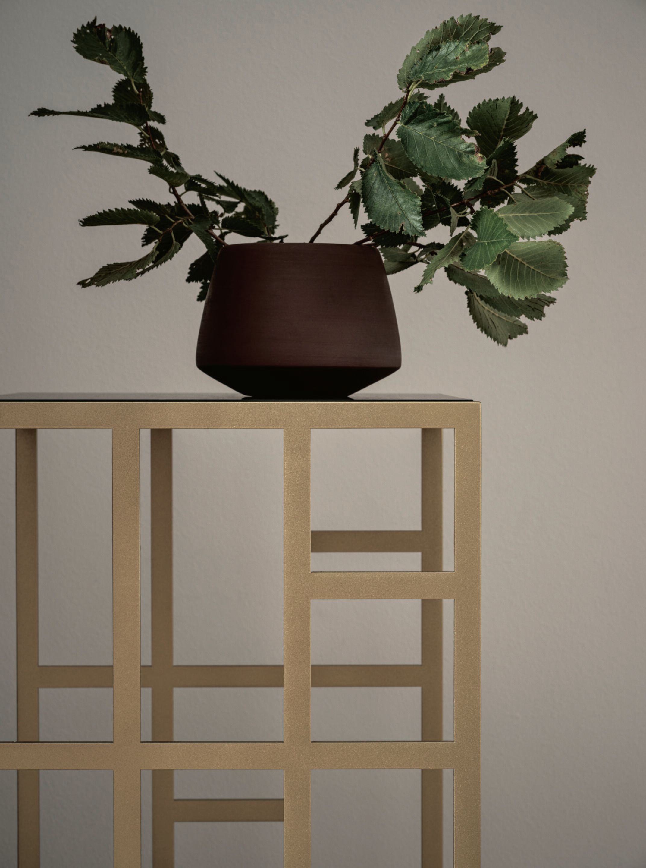 Журнальный столик из стали и хрусталя Bontempi Casa MANHATTAN ARCH-00055135 - Вид №3