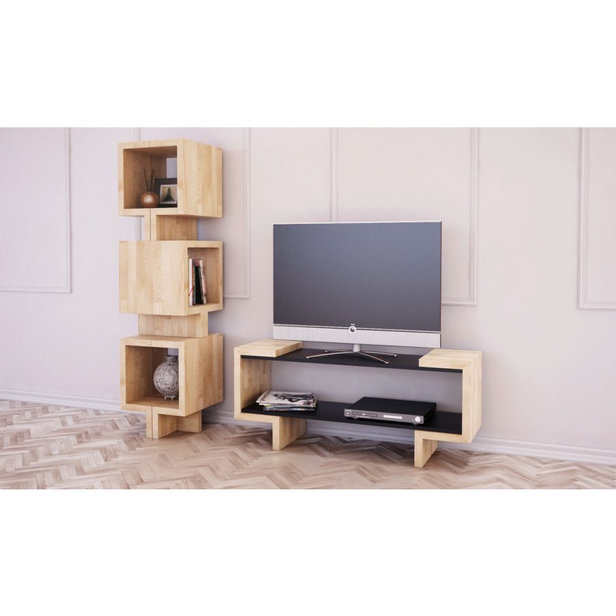 Стеллаж EcoComb-1, ясень BraginDesign BR0072ЯН - Вид №1