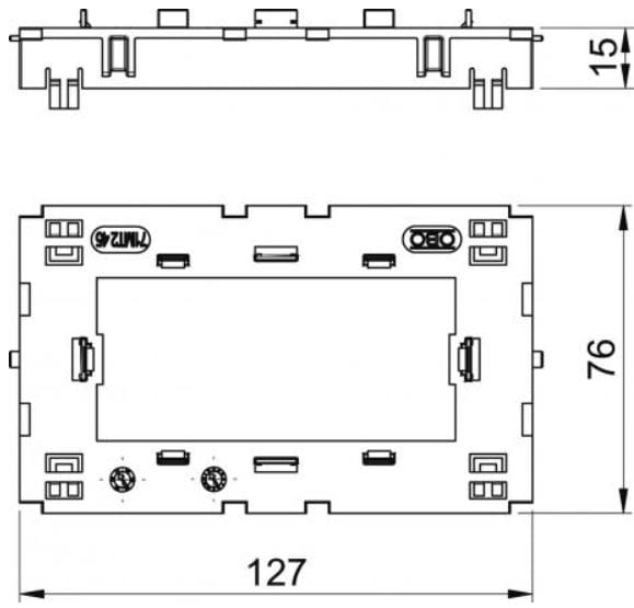 Пластиковая монтажная пластина OBO Bettermann BlackLine ARCH-00102919 - Вид №5