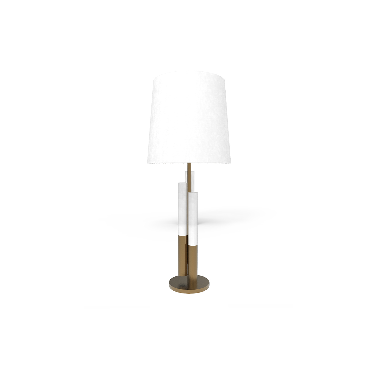Настольные лампы Winnow Table Lamp Covethouse CAFFE LATTE  - Вид №1