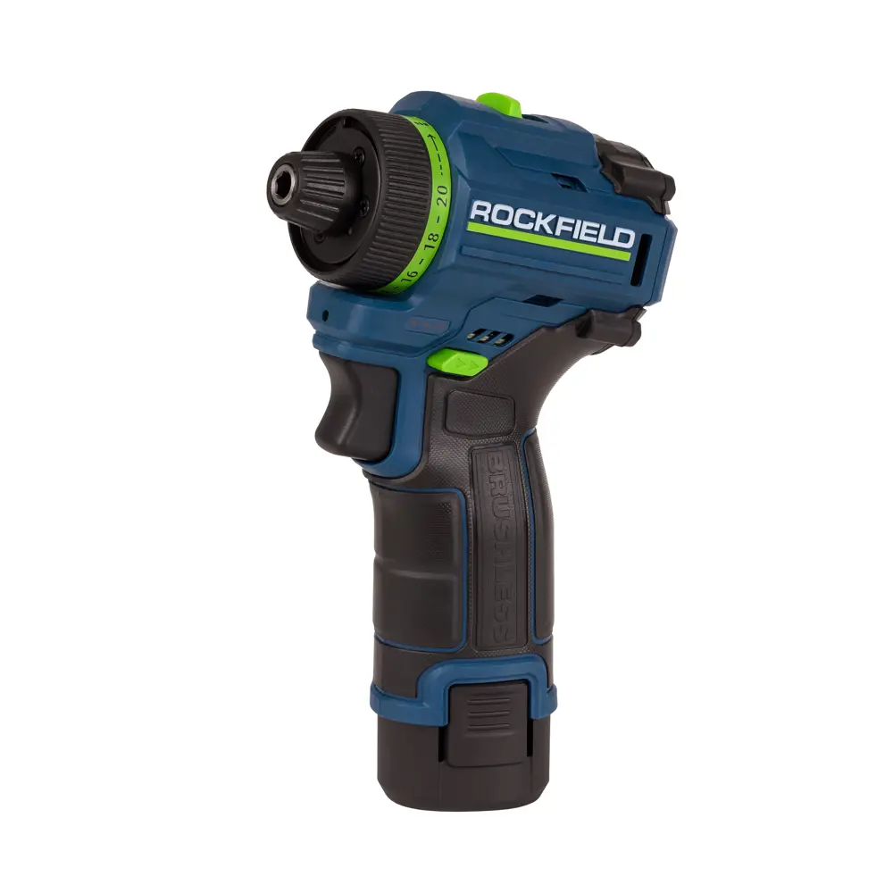 Бесщеточная дрель-шуруповерт Rockfield RF1002BK с двумя аккумуляторами 89366403 STLM-0838334 - Вид №9
