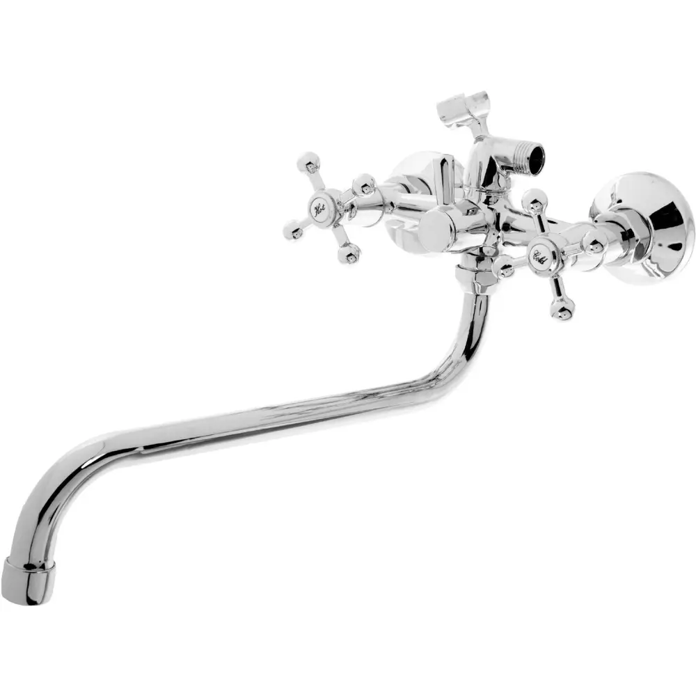Смеситель для ванны Classic, с длинным изливом, с душем 10064446 STLM-2193106 WATER LINE 