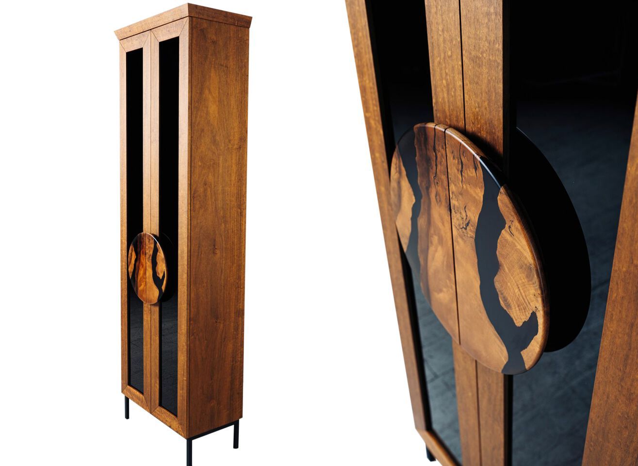 Секционная Книжная полка из грецкого ореха Legnor LEG2408762 ARCH-00088194 - Вид №3