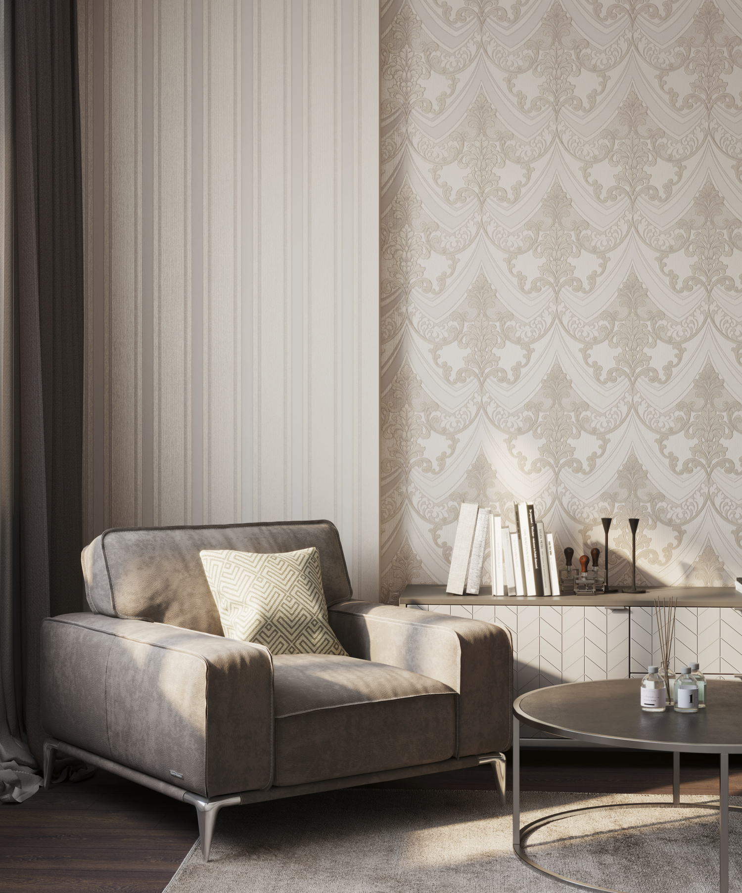 Рулон обоев основа Флизелиновая HC71285-22 Home Color Мин. заказ 8 рулонов HC7128522 - Вид №6