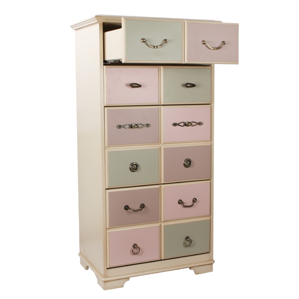 11536 Комод Пандора 5 Айвори Акварель BOGACHO 4627139505266 - Вид №2