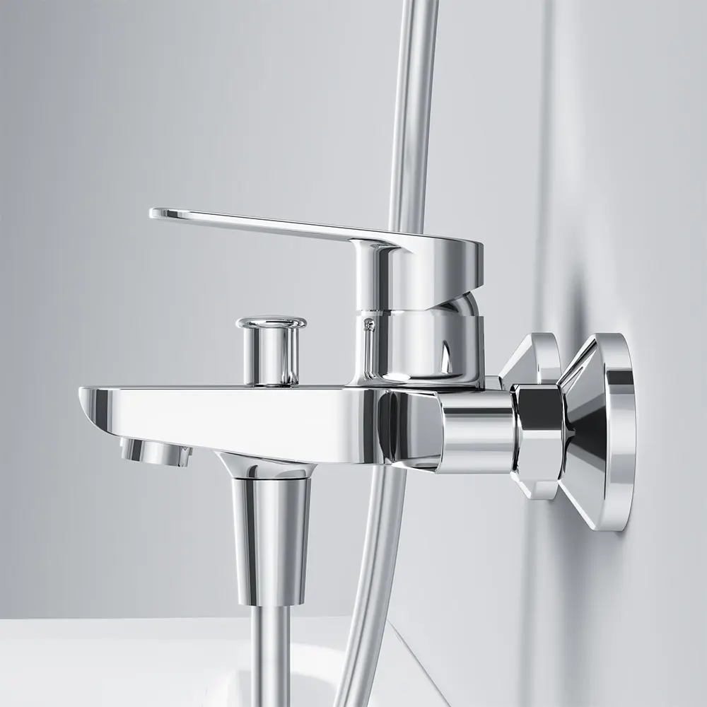 Смеситель для ванны AM.PM Force однорычажный на ванну цвет хром STLM-2188724 - Вид №3