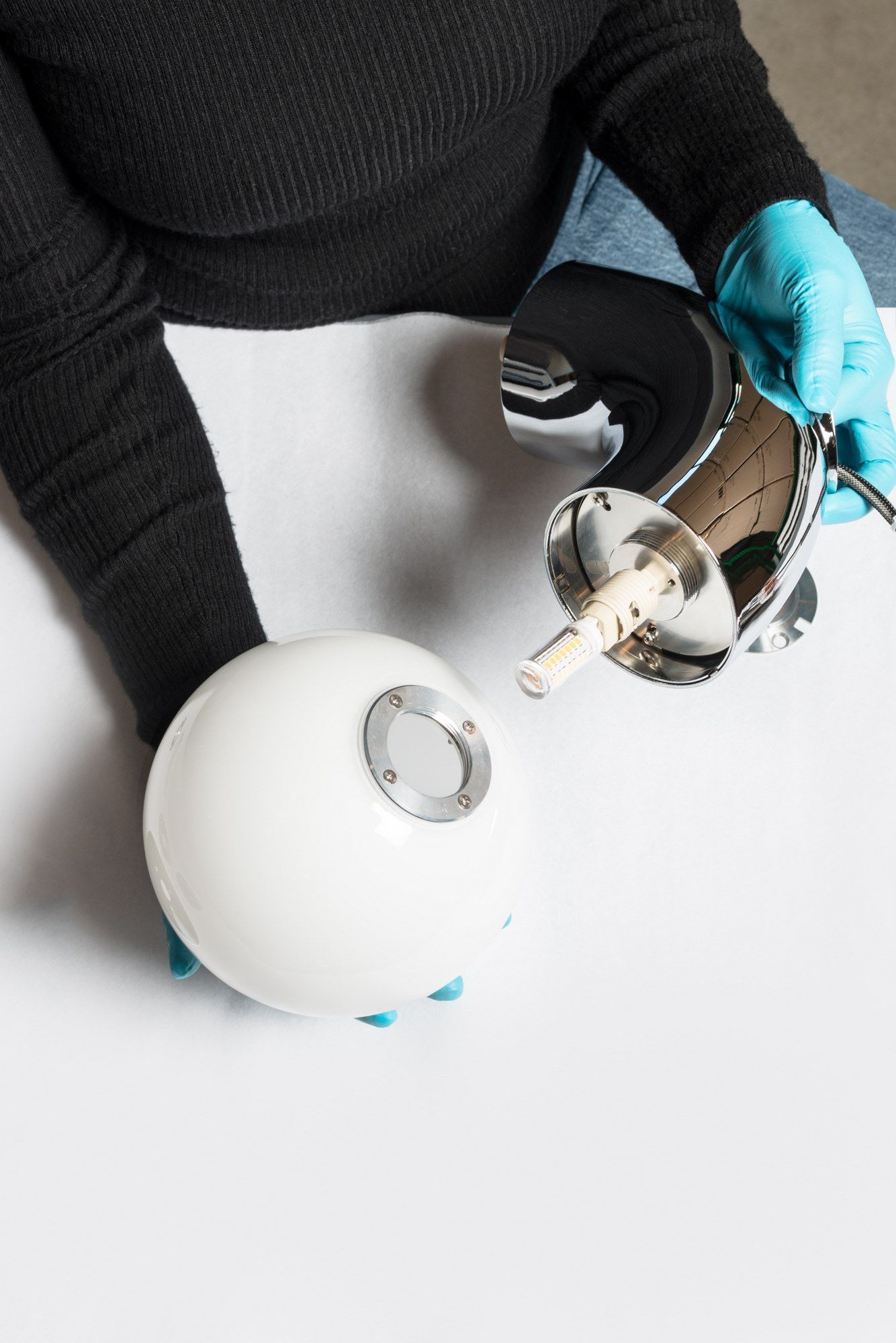 Подвесной светильник из стали и стекла A-N-D Vine ARCH-00146790 - Вид №11