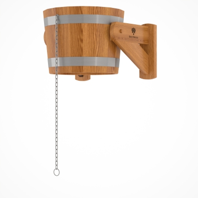 148 Обливное устройство из дуба 20 литров (дуб натуральный) Alyarus 