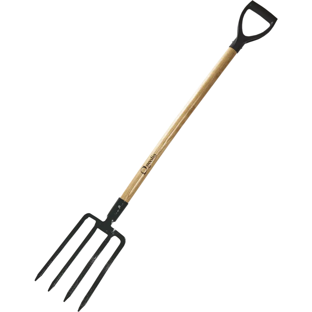 Вилы копательные GEOLIA с эргономичной рукояткой и стальными зубьями 84066804 STLM-1337770 - Вид №3