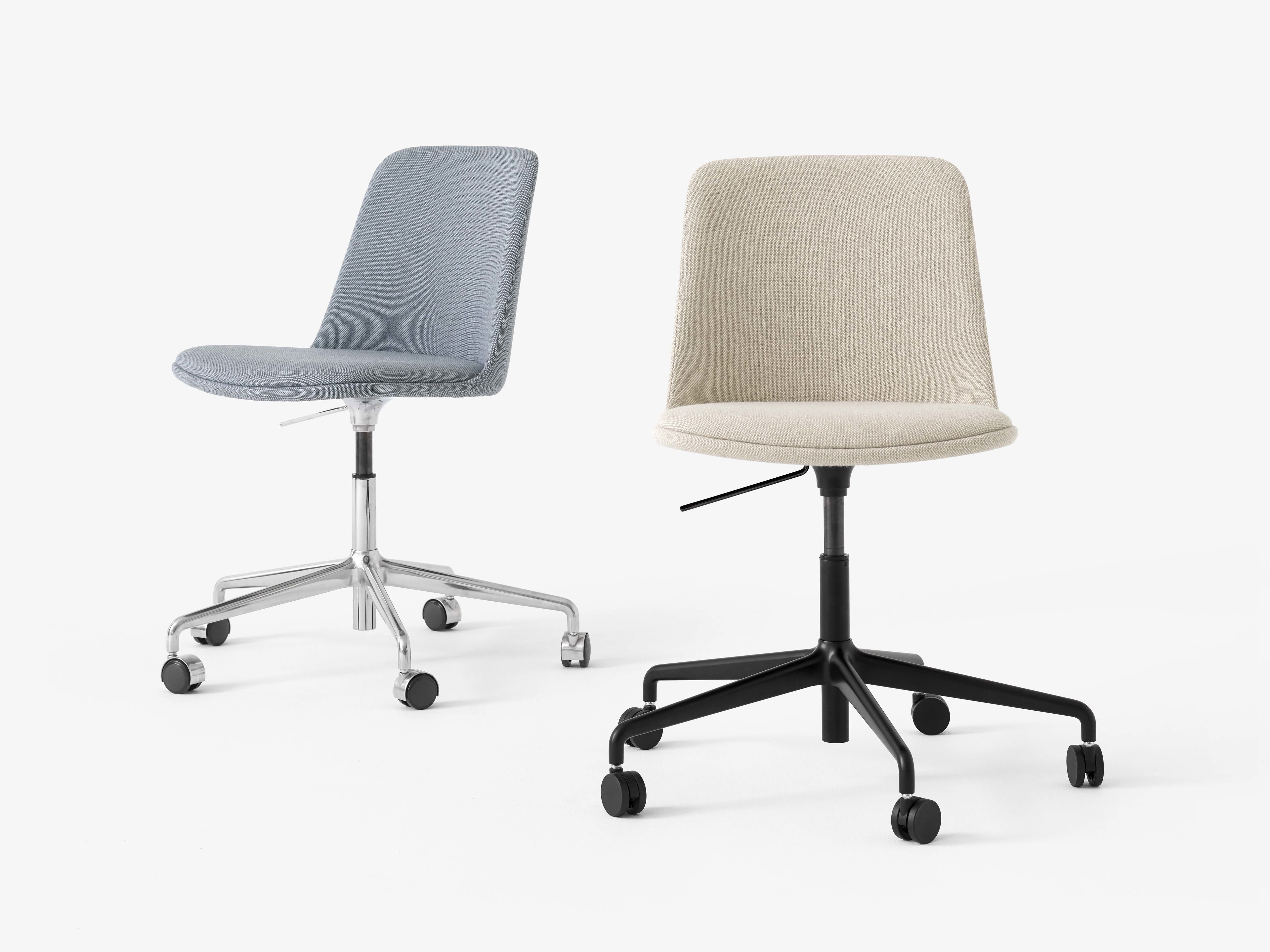 Мягкое регулируемое по высоте вращающееся офисное кресло &Tradition Rely ARCH-00030372 - Вид №3