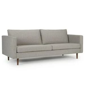 Диван трехместный Otto, дуб/орех, темно-песочный