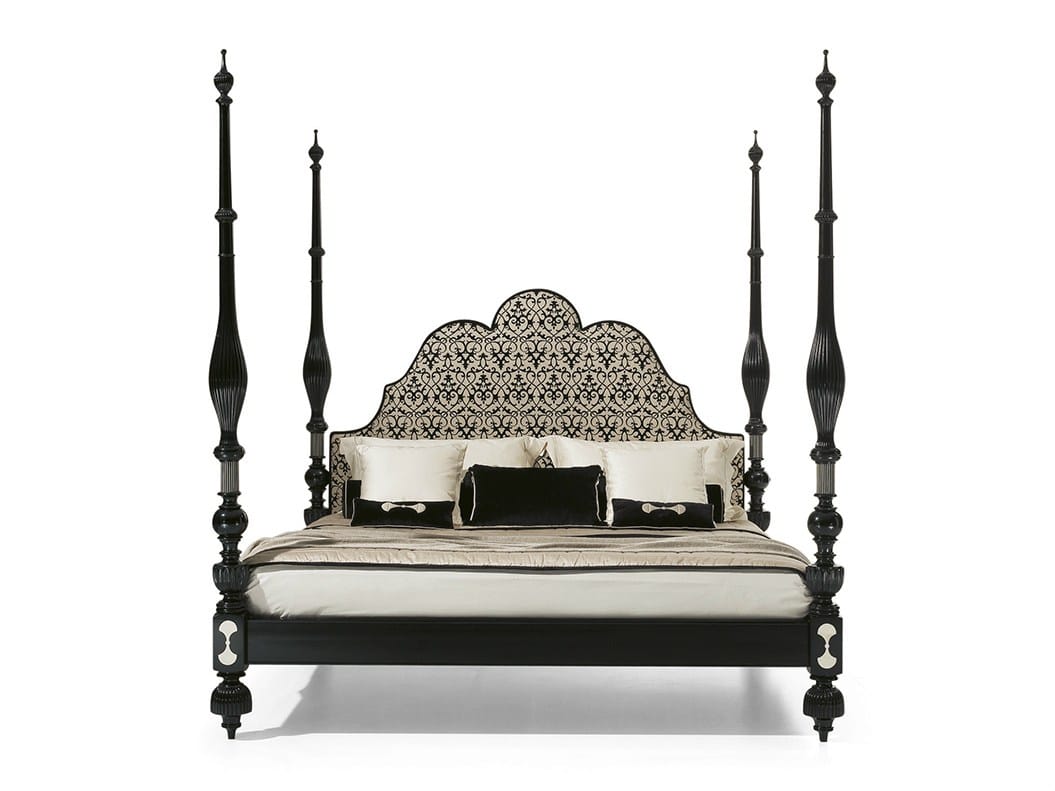 Кровать с лакированными колоннами OAK Галерея ARCH-00059790