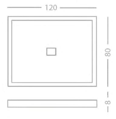 Прямоугольный утопленный поддон для душа из камня Лечче PIMAR P31 ARCH-00086168 - Вид №2