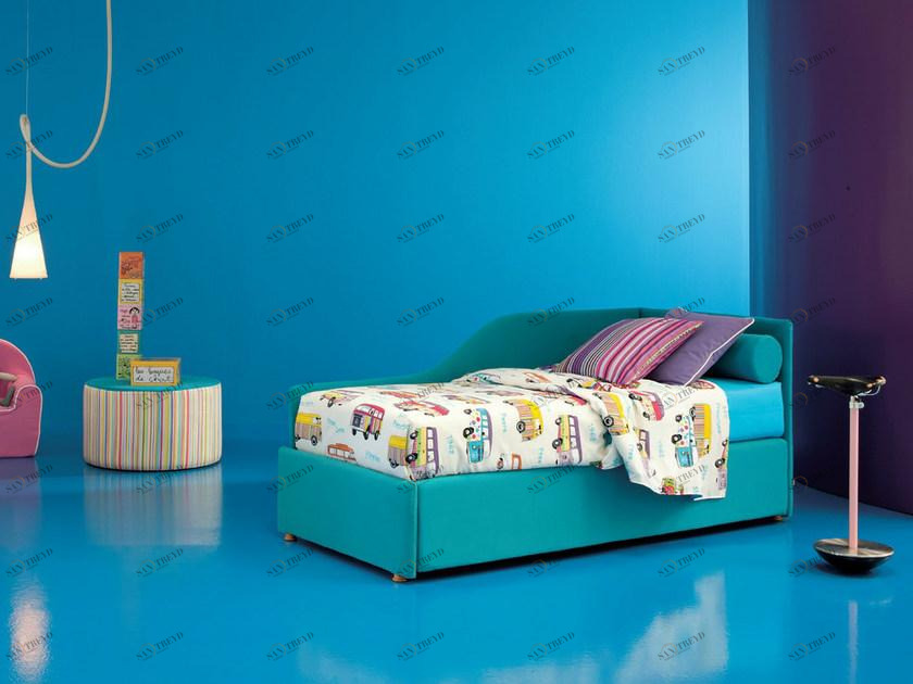 Twils Односпальная кровать с мягким изголовьем Maya sun-id-1374001